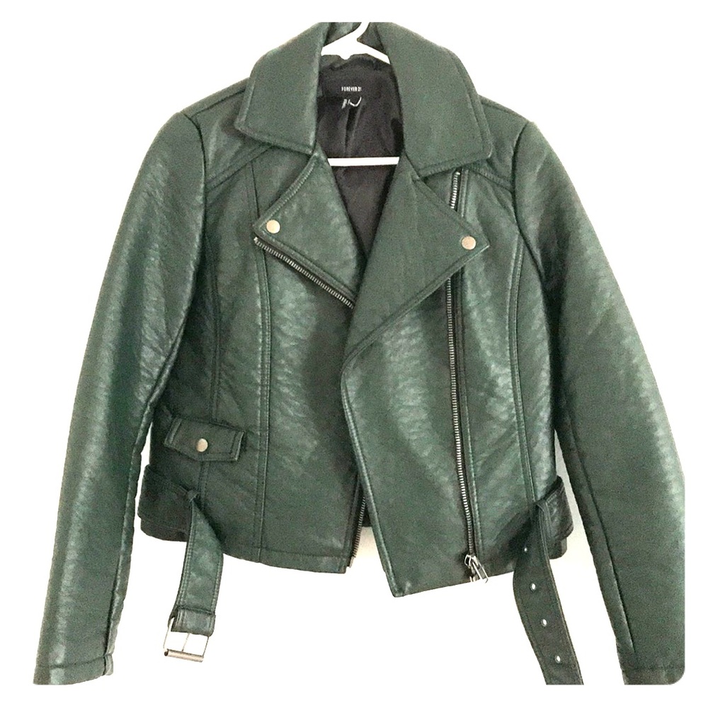 SALE Leather motorcycle jacket